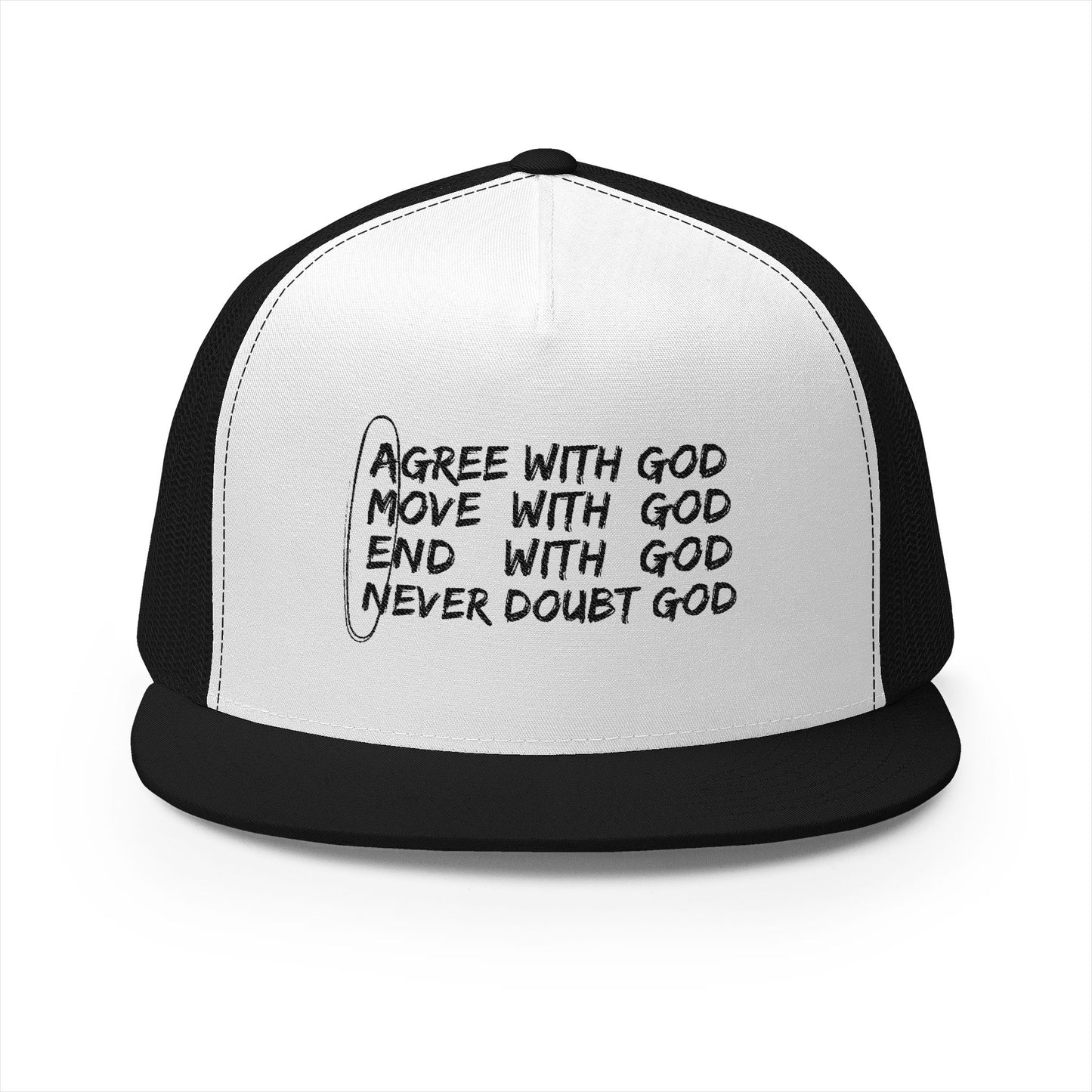 Agree With God | 5 Panel Trucker Cap