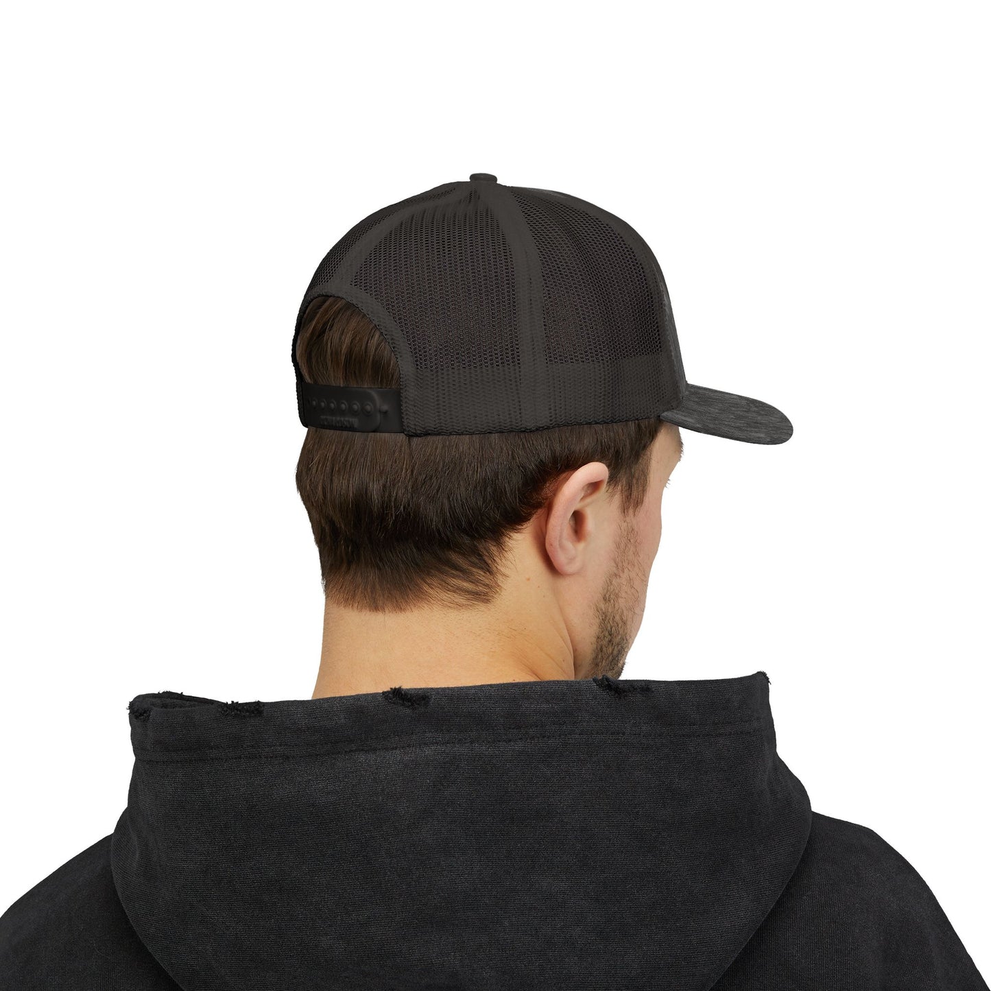 Jesus is King - Black Embroidery | Snapback Trucker Cap