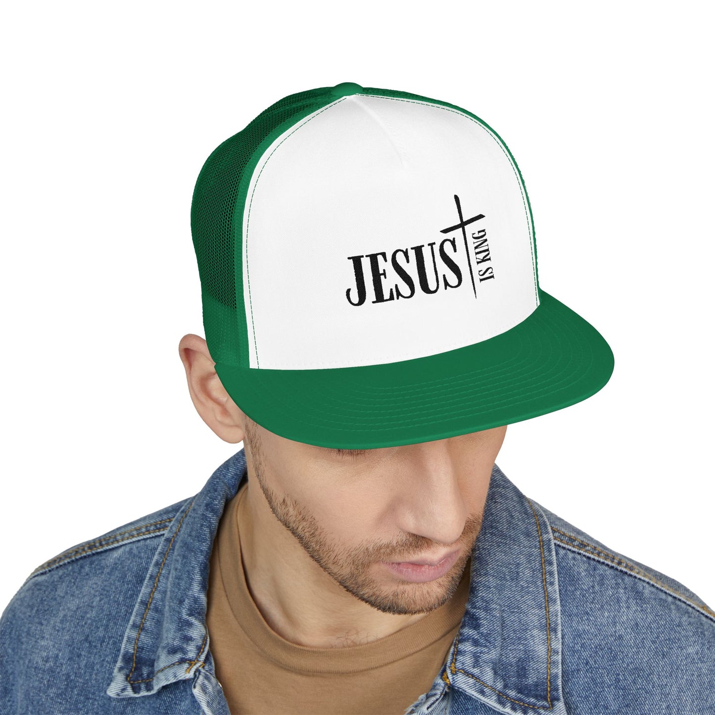 Jesus Is King | 5 Panel Trucker Cap