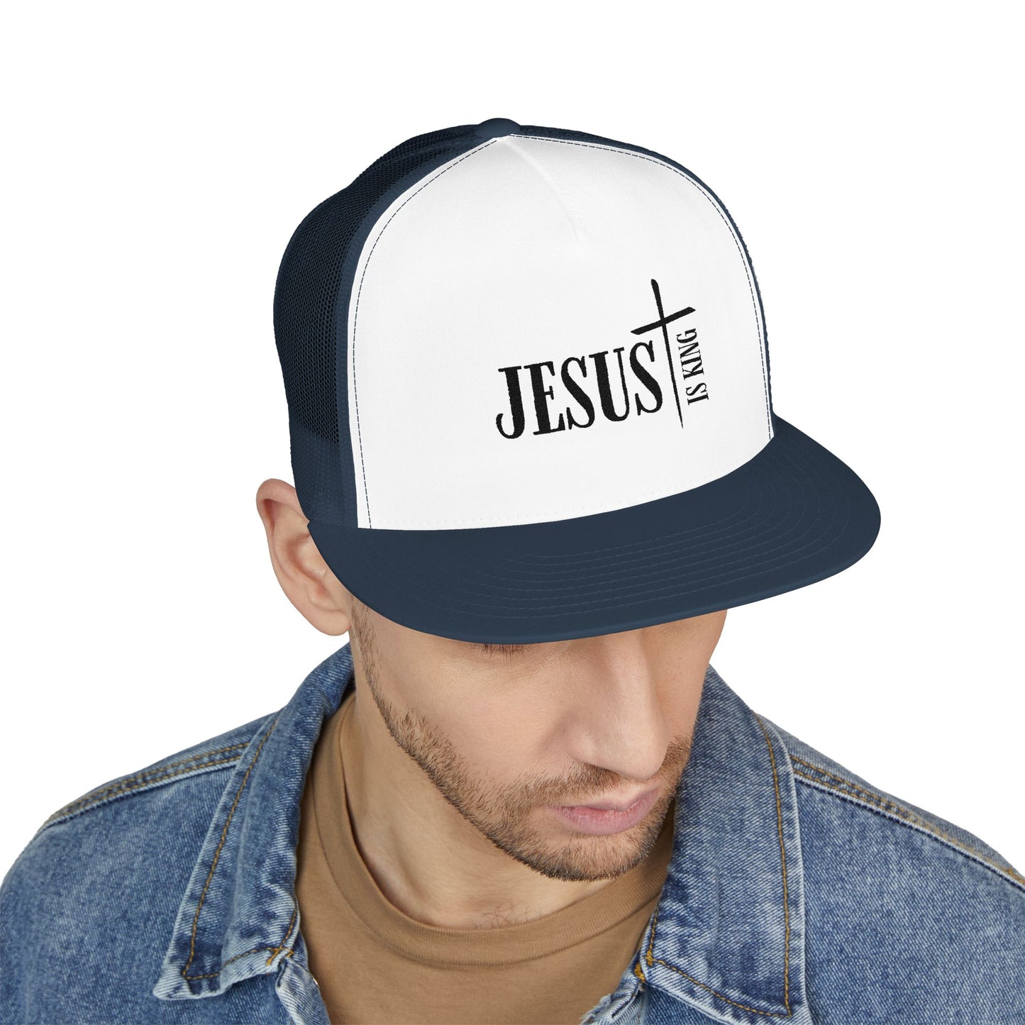 Jesus Is King | 5 Panel Trucker Cap