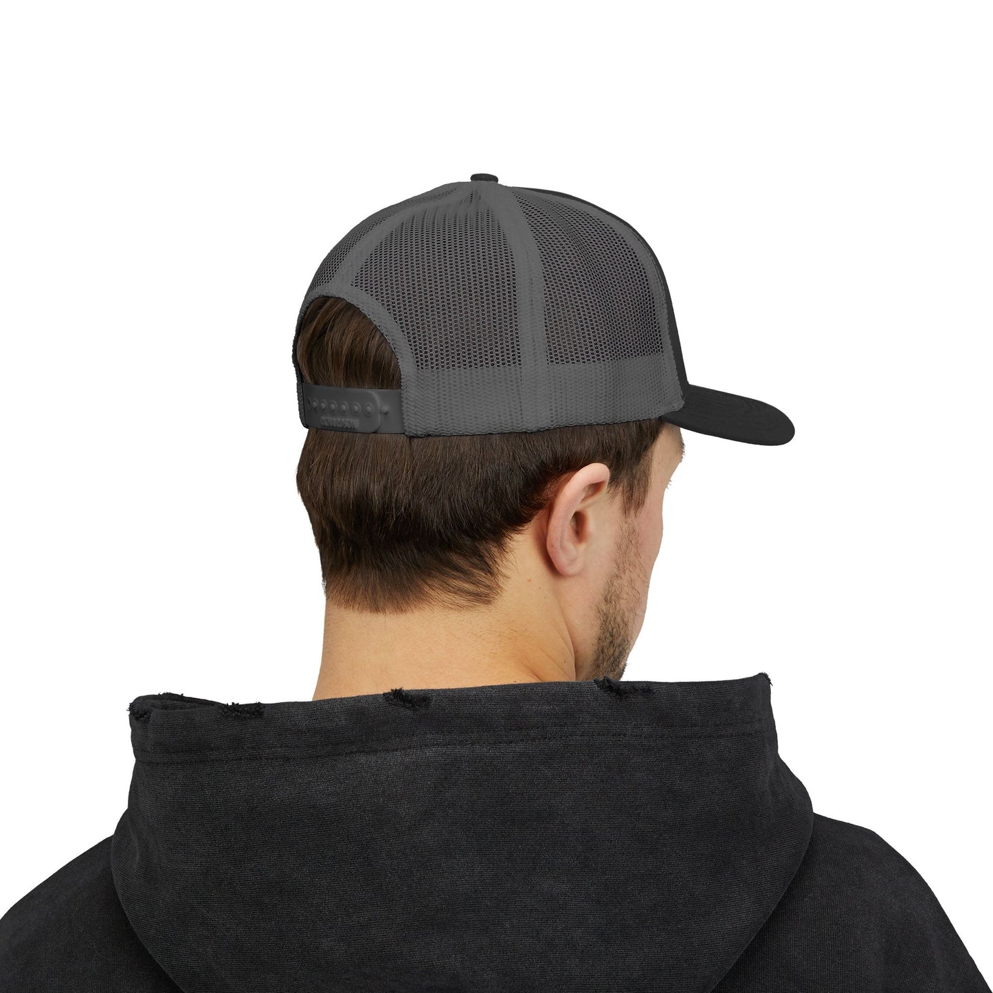 Jesus is King - Black Embroidery | Snapback Trucker Cap