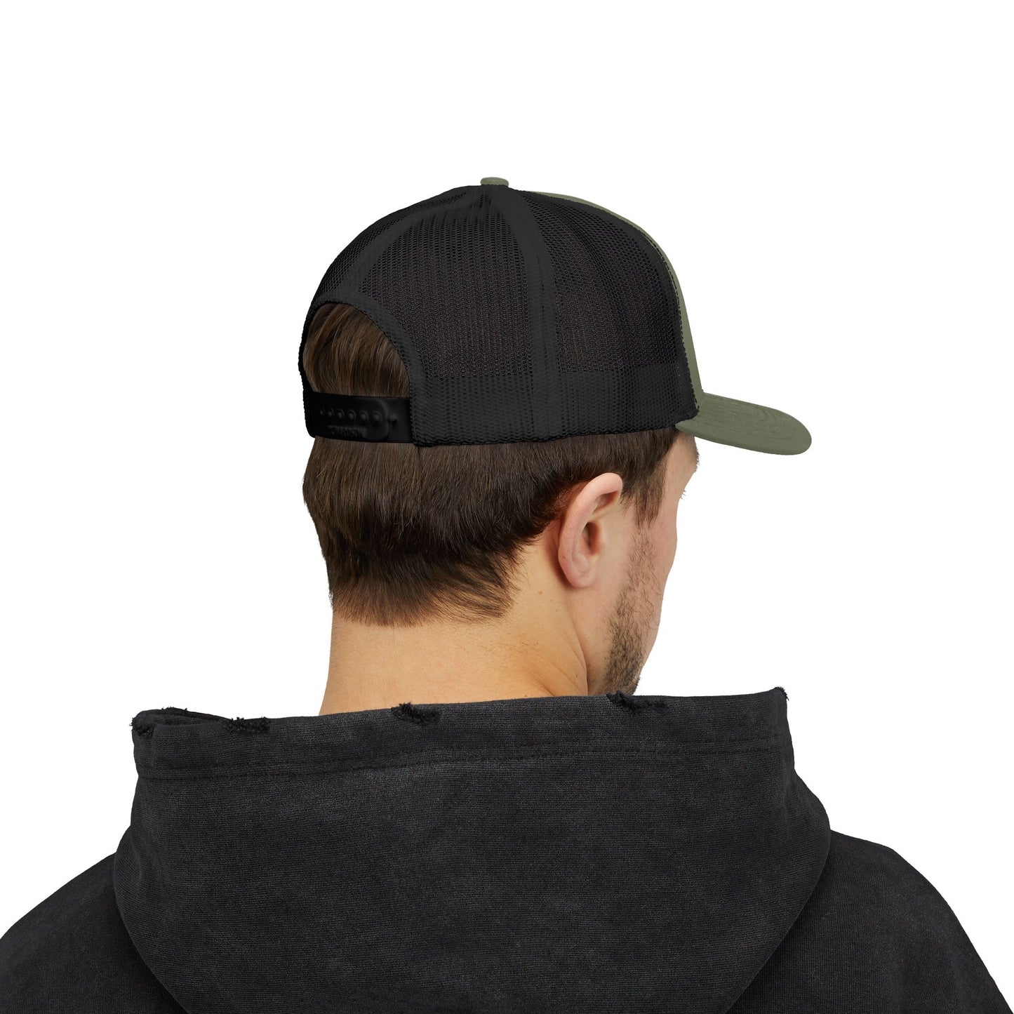 Jesus is King - Black Embroidery | Snapback Trucker Cap