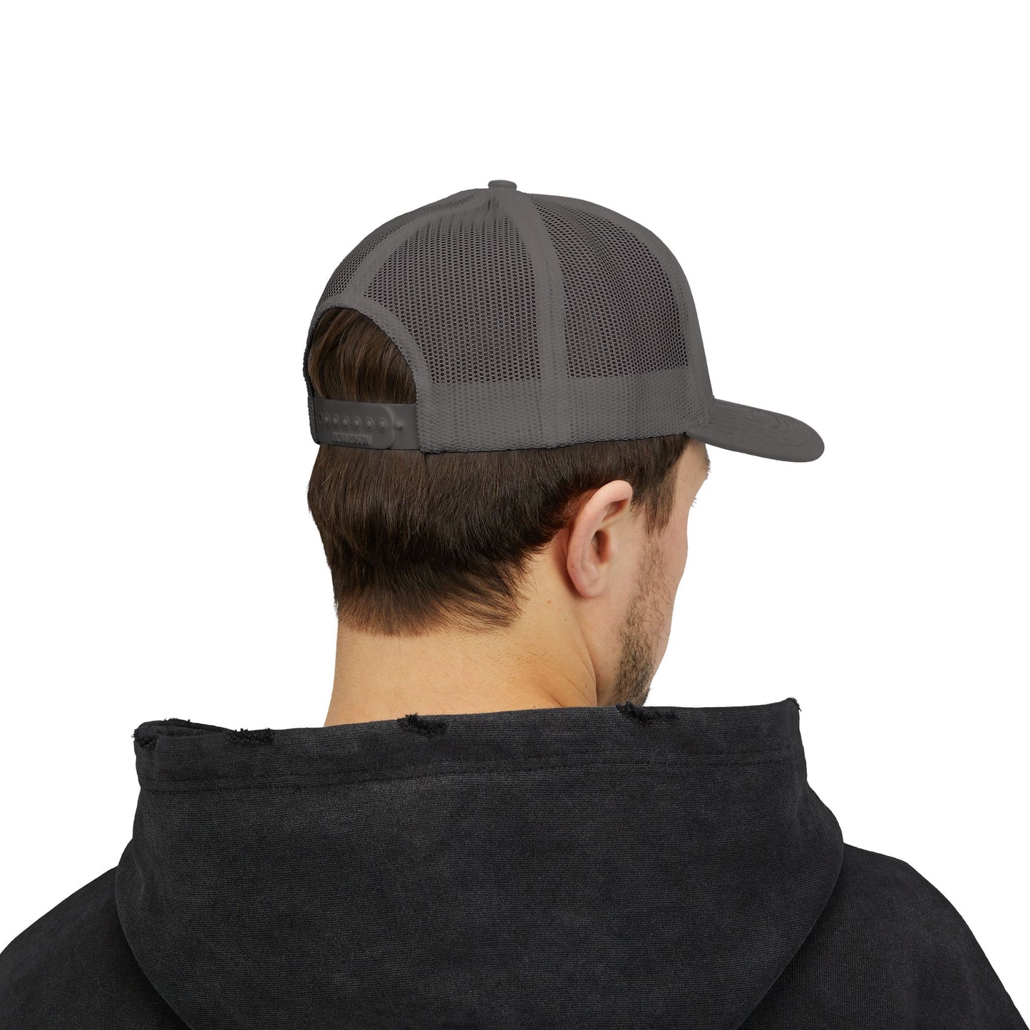 Jesus is King - Black Embroidery | Snapback Trucker Cap