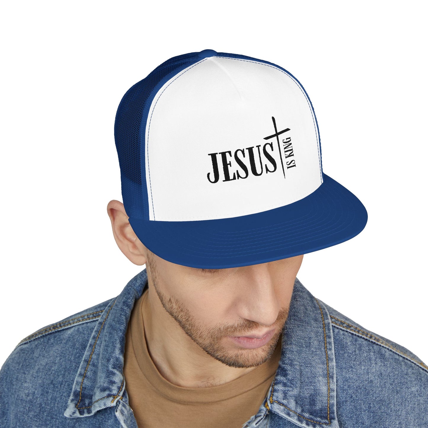 Jesus Is King | 5 Panel Trucker Cap