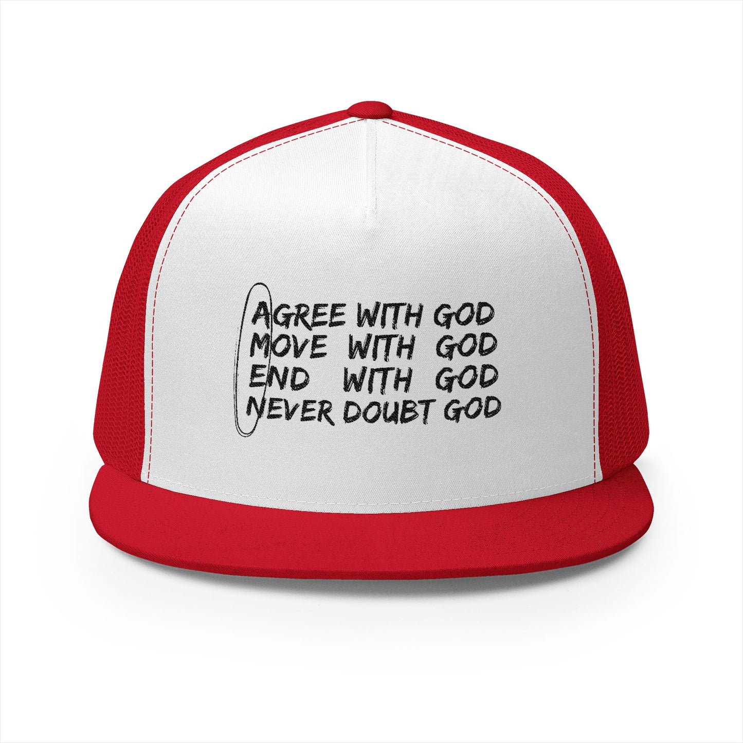 Agree With God | 5 Panel Trucker Cap