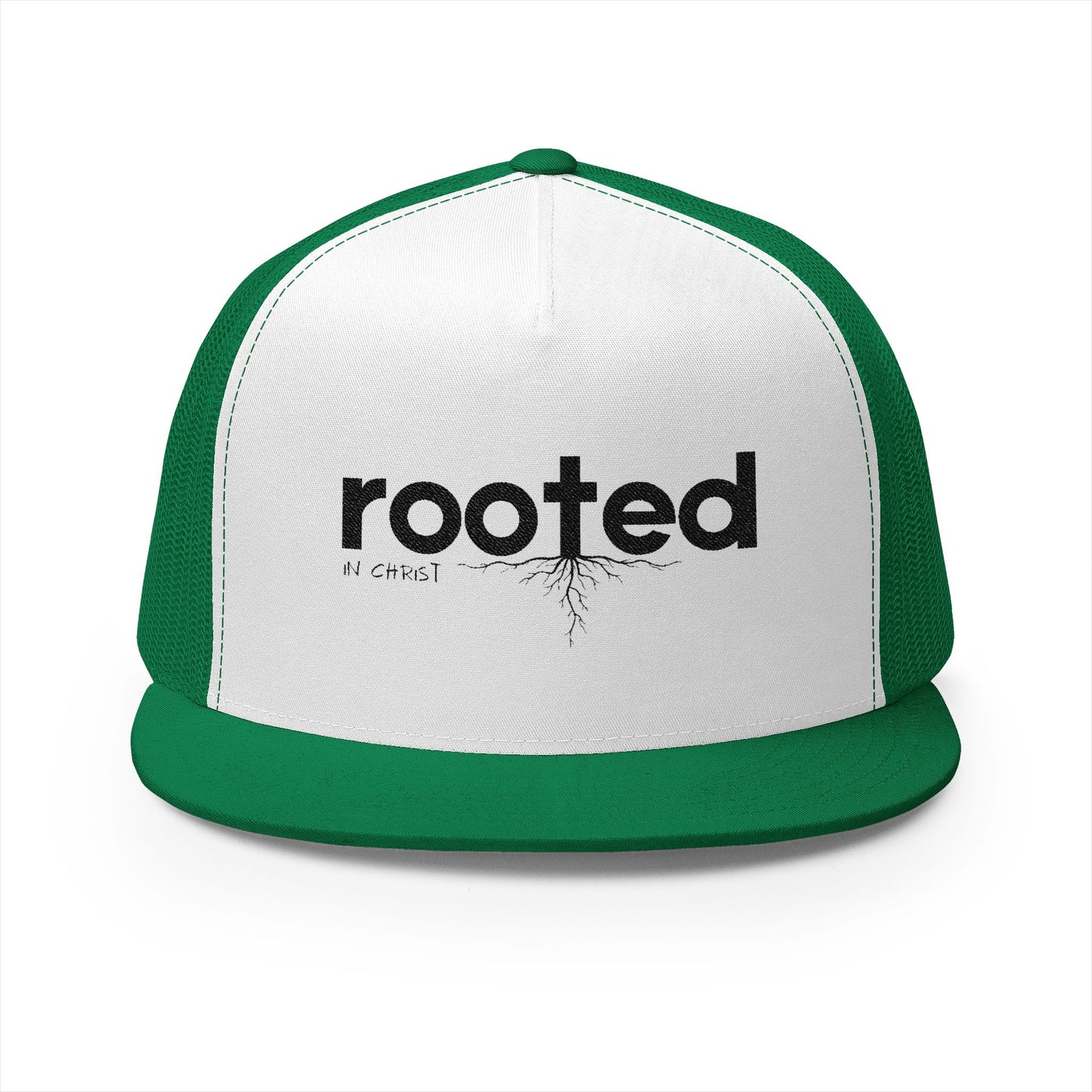 Rooted In Christ | 5 Panel Trucker Cap