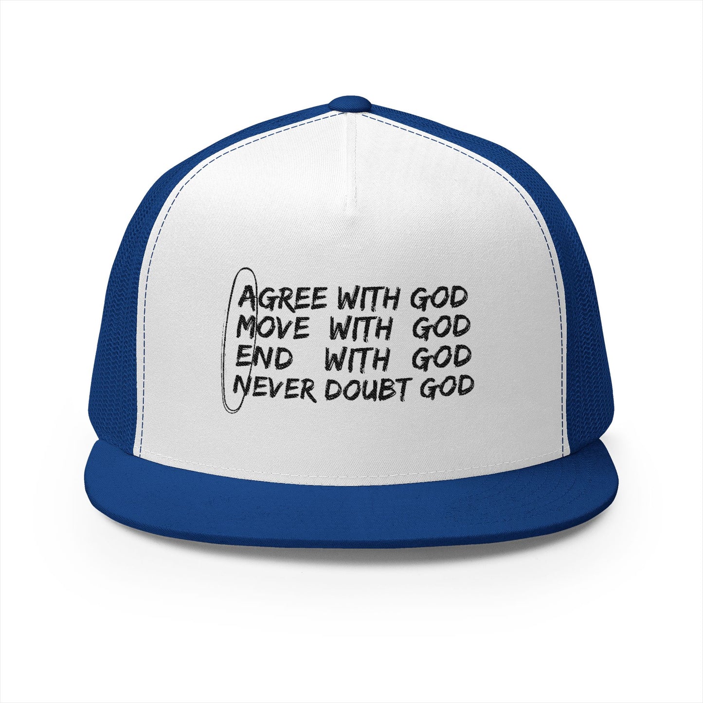 Agree With God | 5 Panel Trucker Cap