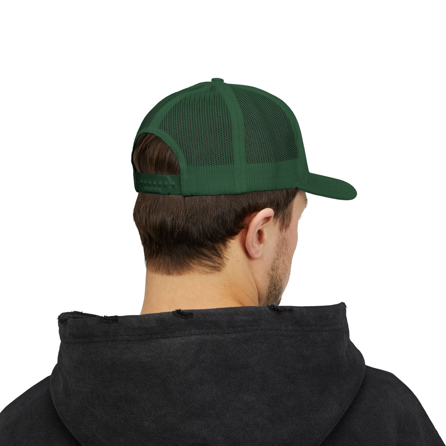 Jesus is King - Black Embroidery | Snapback Trucker Cap