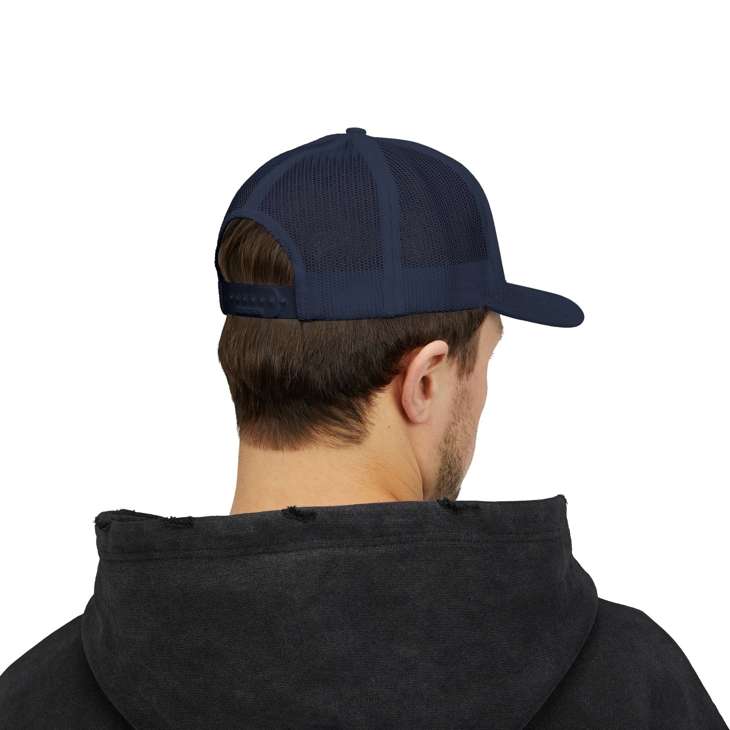 Jesus is King - Black Embroidery | Snapback Trucker Cap