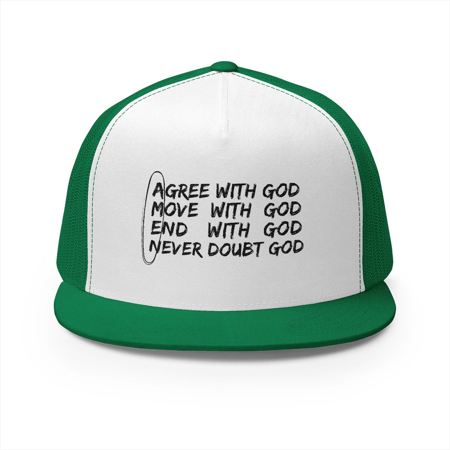 Agree With God | 5 Panel Trucker Cap