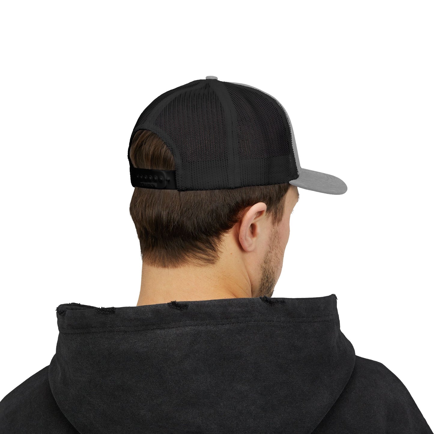 Jesus is King - Black Embroidery | Snapback Trucker Cap