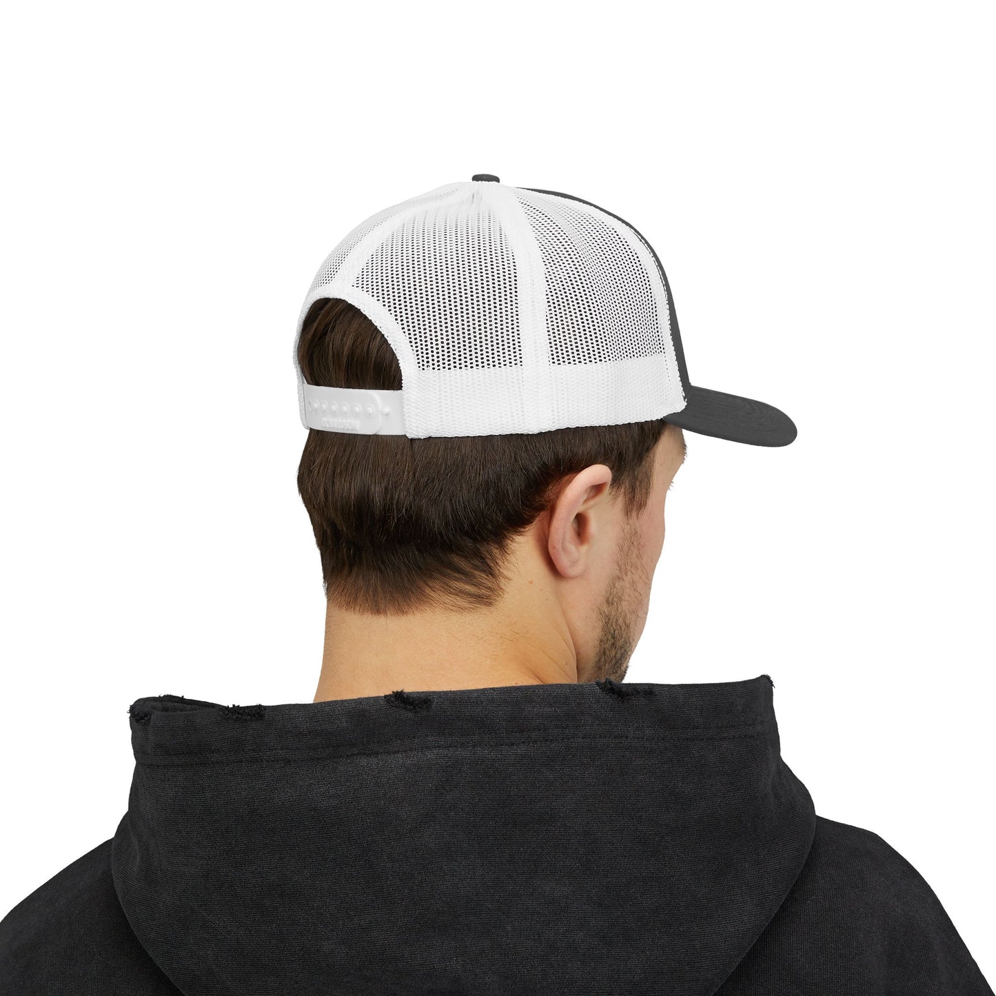 Jesus is King - Black Embroidery | Snapback Trucker Cap