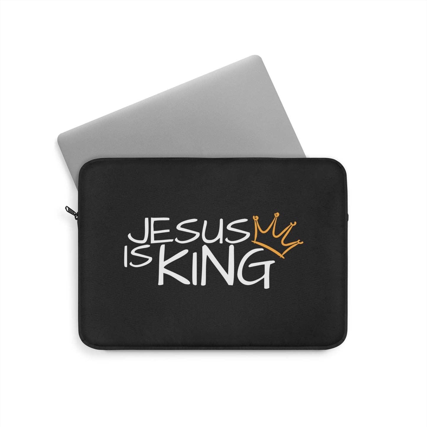 Jesus is King (Black) | Laptop Sleeve