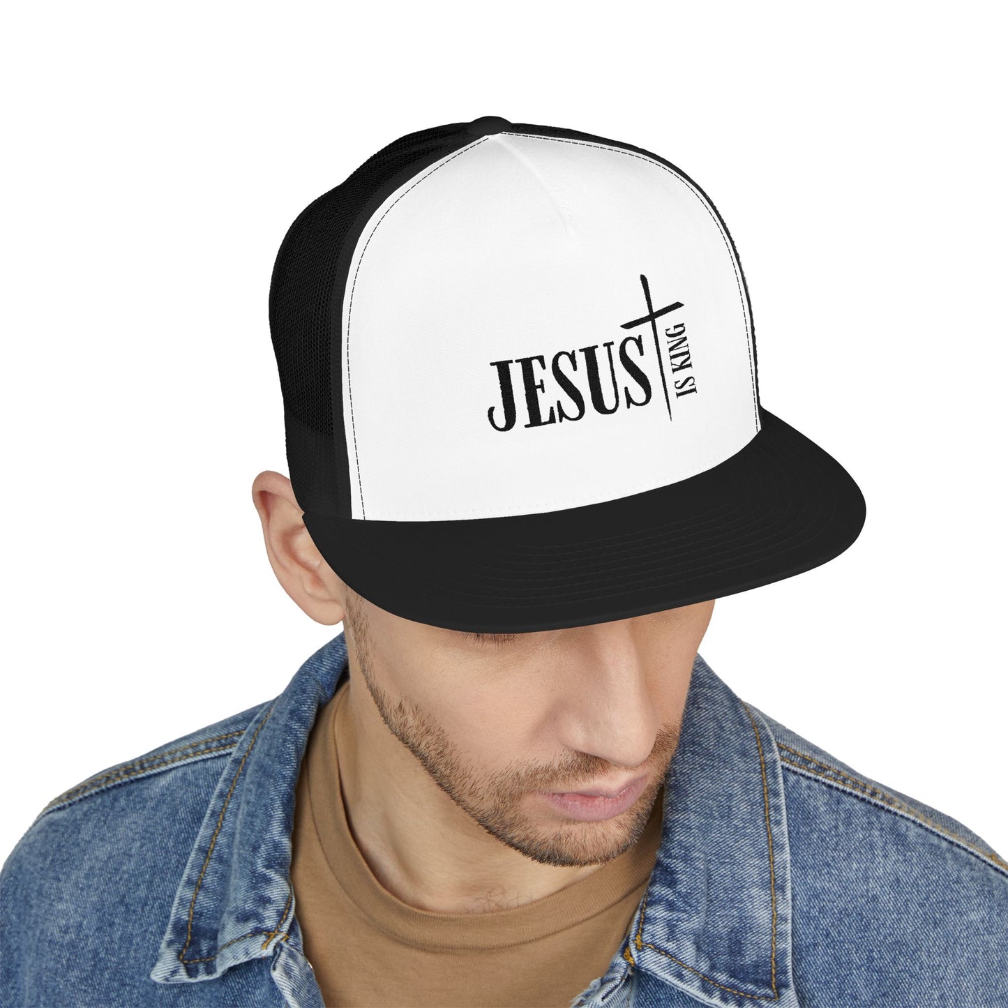 Jesus Is King | 5 Panel Trucker Cap