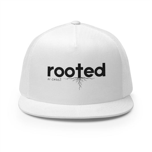 Rooted In Christ | 5 Panel Trucker Cap