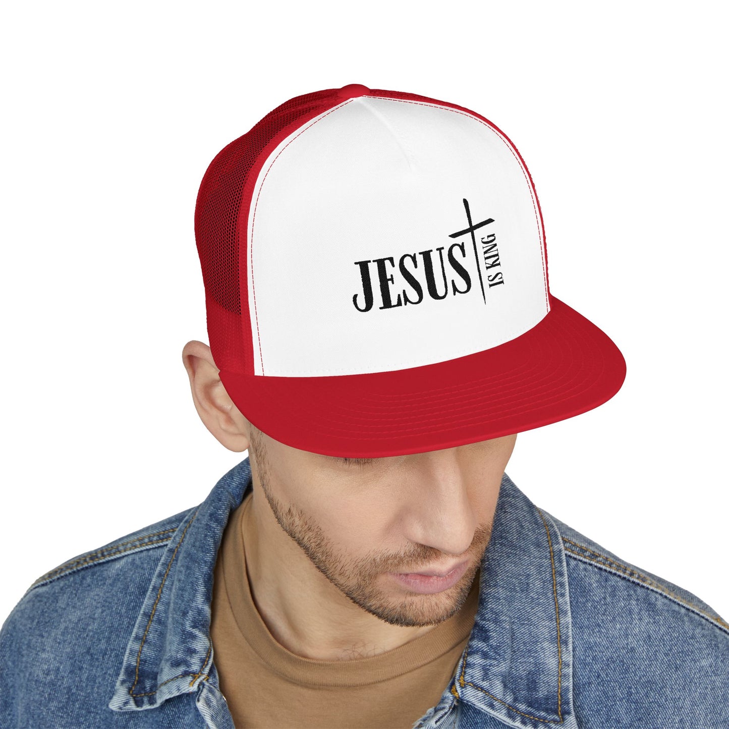 Jesus Is King | 5 Panel Trucker Cap